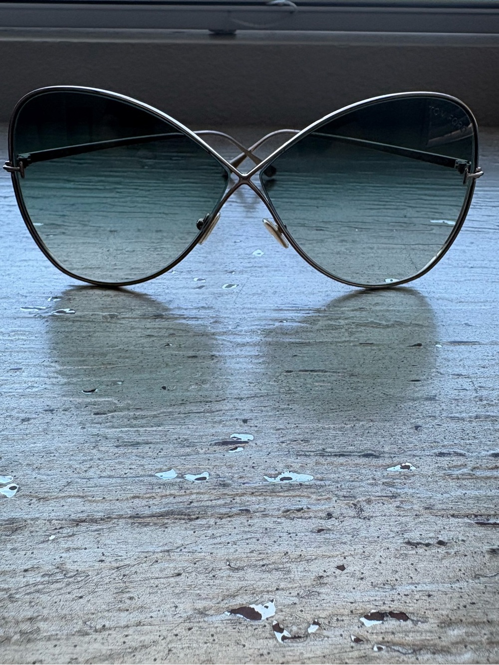 Tom Ford Nickie TF 842 Gradient Brown Sunglasses - Picture 8 of 8